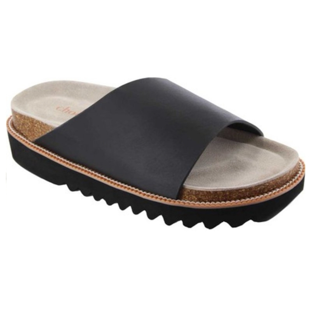 🆕️ Chooka Black Leather Slide